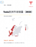 Tesla歐洲市場銷量(2023)