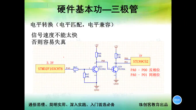 硬件基本功-51-三极管电平转换(中)