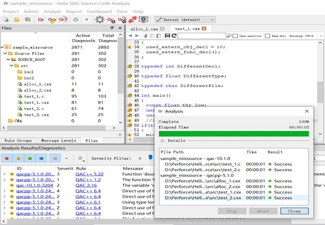 Helix QAC—<b class='flag-5'>软件</b><b class='flag-5'>静态</b>测试工具