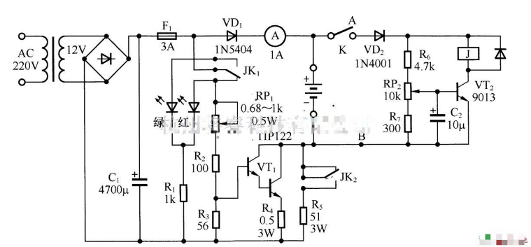 <b class='flag-5'>鎳氫電池</b><b class='flag-5'>充電器</b>電路圖分享