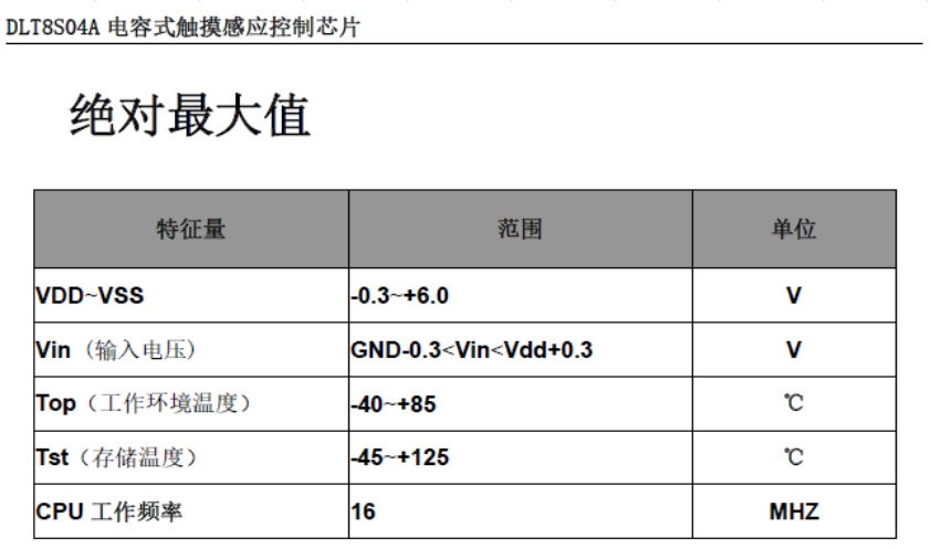 电容式触摸感应