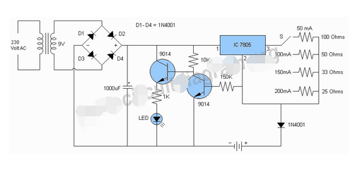 <b class='flag-5'>鎳氫電池</b><b class='flag-5'>充電</b>器<b class='flag-5'>電路</b>