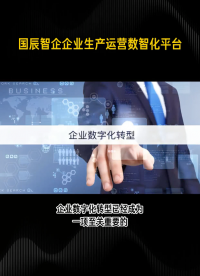 國辰智企企業生產運營數智化平臺# #電工 