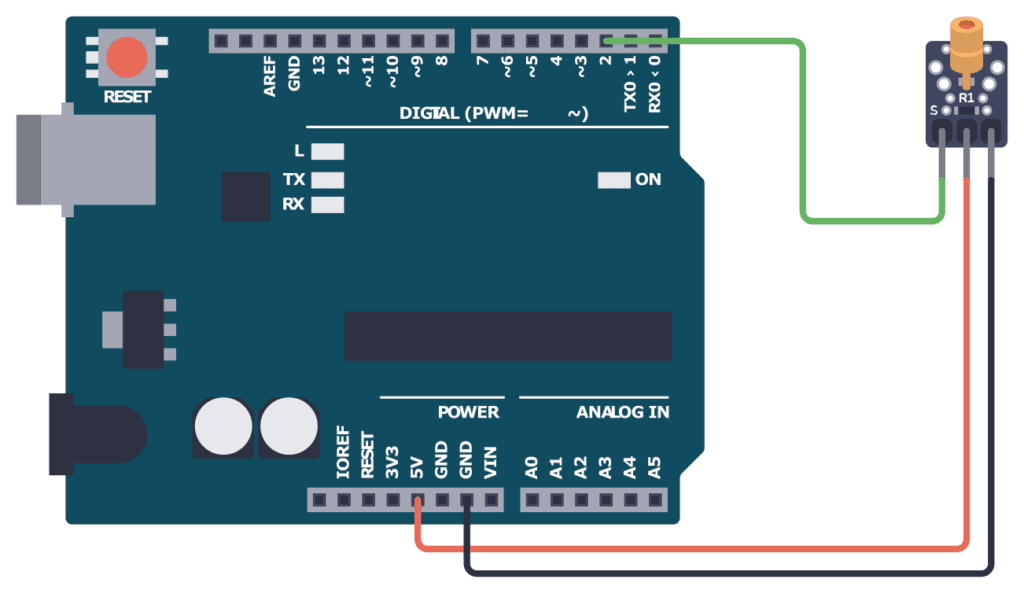 如何将激光模块连接到Arduino