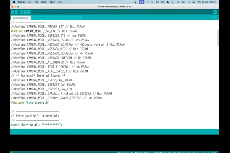 ESP32 Web 服务器代码