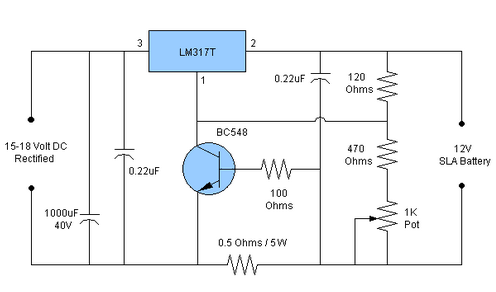 <b class='flag-5'>鉛酸蓄電池</b>充電器電路