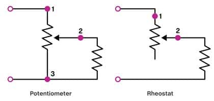 电位计和变阻器电路图图片