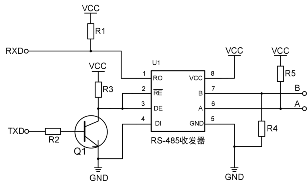 RS-485自动<b class='flag-5'>收发电路</b>中偏置电阻与终端电阻的选用