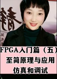 #人工智能 #物联网 #电子技术 #FPGA FPGA入门篇（五）至简原理与应用-仿真和调试