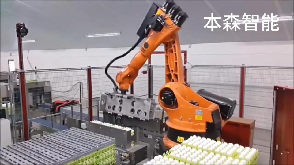 鸡蛋码垛机 全自动托盘装托机器人