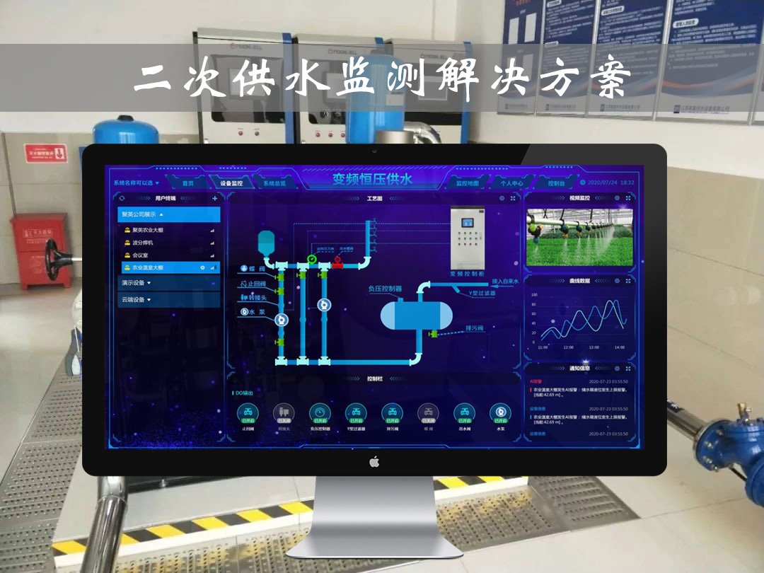 二次供水监测系统：科学应用确保水质 #plc #物联网 #云计算 