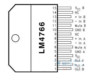 lm4766功放ic参数 LM4765跟LM4766的区别