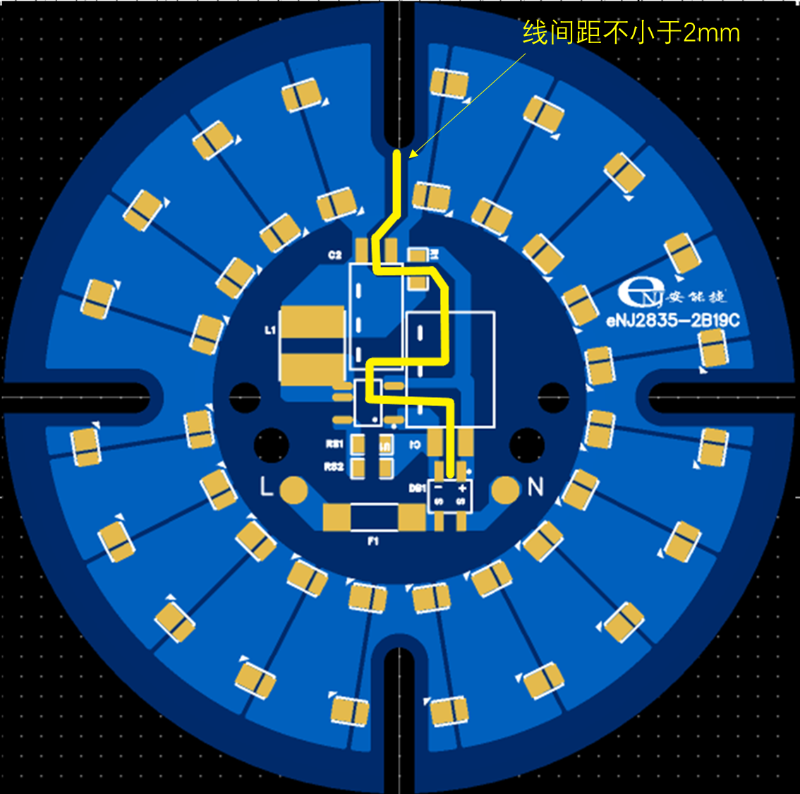 吊灯板PCB