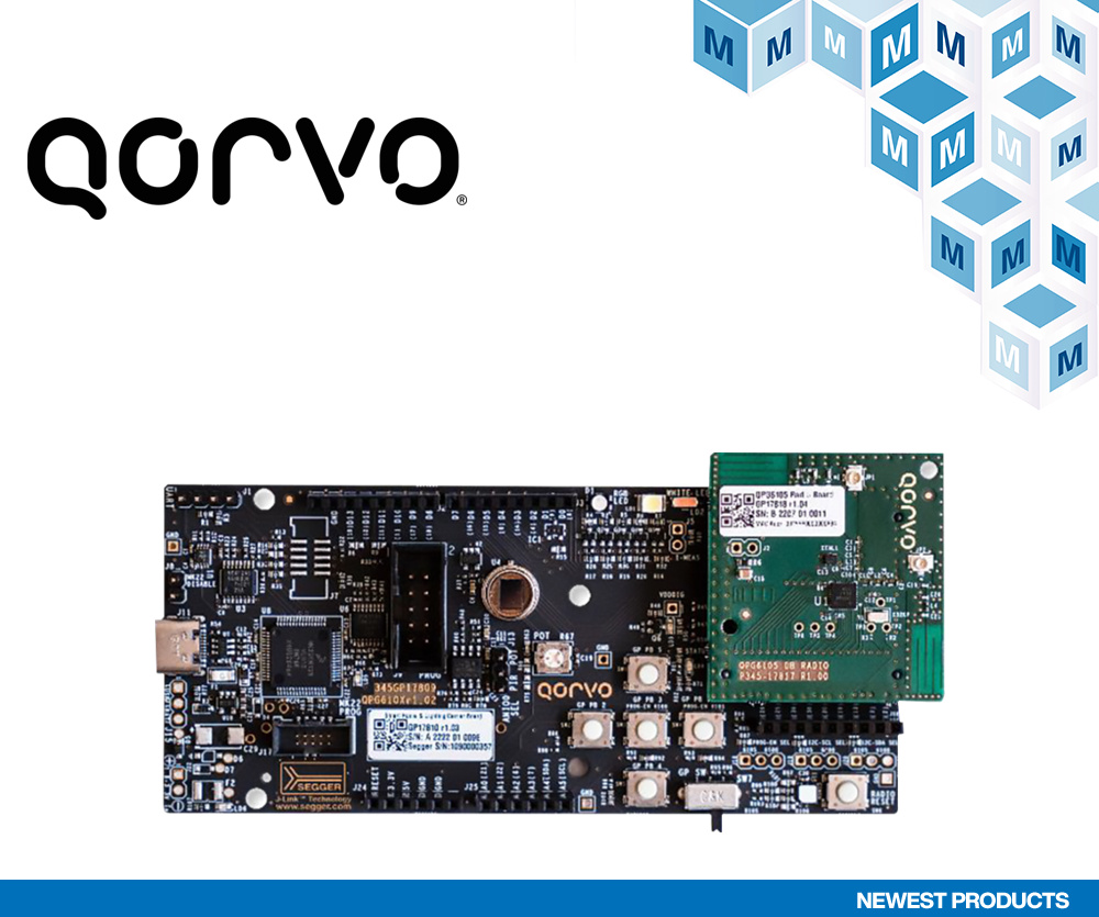 贸泽开售 Qorvo QPG6105<b class='flag-5'>DK</b> Matter和蓝牙开发套件 进一步简化<b class='flag-5'>IoT</b>设备开发