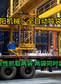 碳酸鈣粉噸袋自動裝車機 鈣粉全自動噸袋裝車系統應用