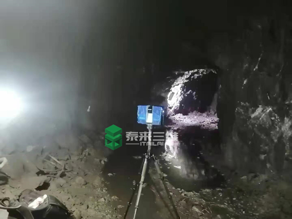 三维扫描在铁路隧道病害裂缝形变等应用
