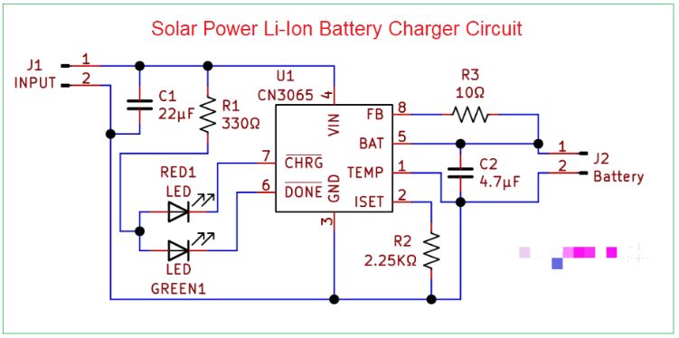 <b class='flag-5'>太阳能</b>电池<b class='flag-5'>充电</b>器电路图分享