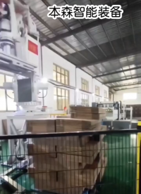 紙箱紙板包裝碼垛機(jī) 碼垛機(jī)器人 機(jī)械手輸送線 本森智能裝備