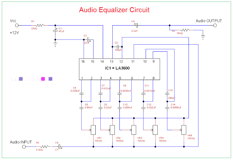 <b class='flag-5'>音频</b><b class='flag-5'>均衡器</b><b class='flag-5'>电路</b>图分享