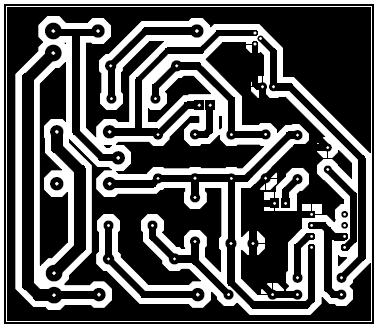 焊边PCB IC 555 自动晚灯