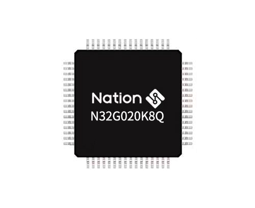 昂科燒錄器支持Nation國民技術的32位微控制器N32G020K8Q