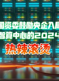 国资委发文鼓励、Sora开年爆火…智算中心的2024注定热辣滚烫？