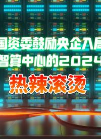 國資委發文鼓勵、Sora開年爆火…智算中心的2024注定熱辣滾燙？