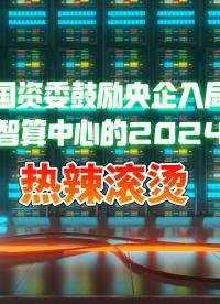 國(guó)資委發(fā)文鼓勵(lì)、Sora開年爆火…智算中心的2024注定熱辣滾燙？