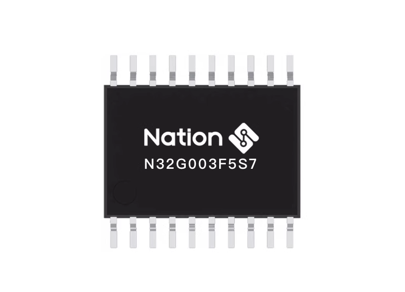 昂科烧录器支持Nation国民技术的32位微控制器N32G003F5S7