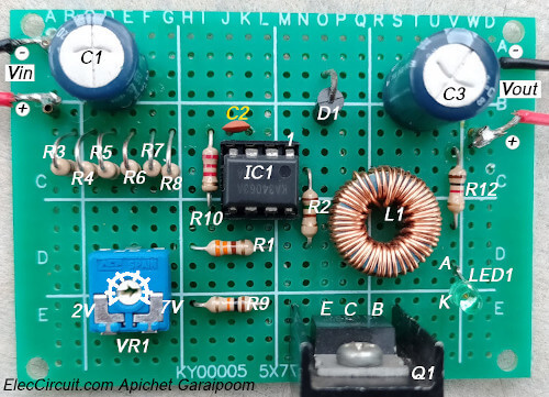 元件布局 5V 2A 转换器电路 KA34063