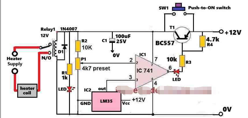 使用LM35构建一个简单精确的温度控制器电路
