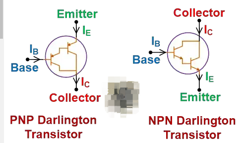 PNP 和 NPN 达林顿晶体管