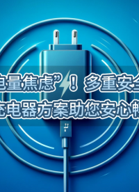 擺脫“電量焦慮”！多重安全防護的5W充電器方案助您安心暢玩 #產(chǎn)品方案 #國產(chǎn)芯 #充電器 #電源適配器 