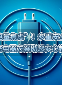 擺脫“電量焦慮”！多重安全防護的5W充電器方案助您安心暢玩 #產品方案 #國產芯 #充電器 #電源適配器 