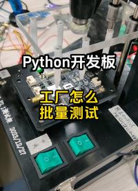 揭秘Python開發(fā)板如何批量測試#工作原理大揭秘 #單片機(jī) #物聯(lián)網(wǎng) #plc #電子愛好者 