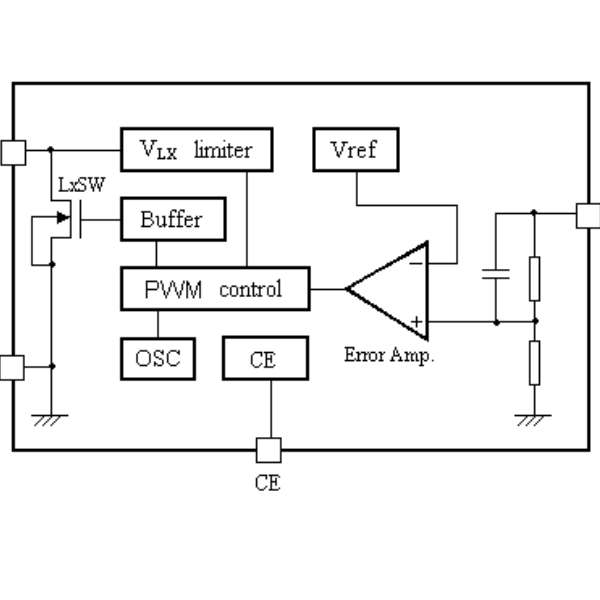 ME2101系列 SOT-23 CMOS低静态电流PWM开关型DC/DC升压转换器