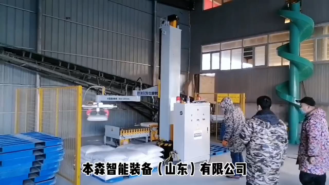 立柱码垛机器人 面粉堆垛机 自动化设备
