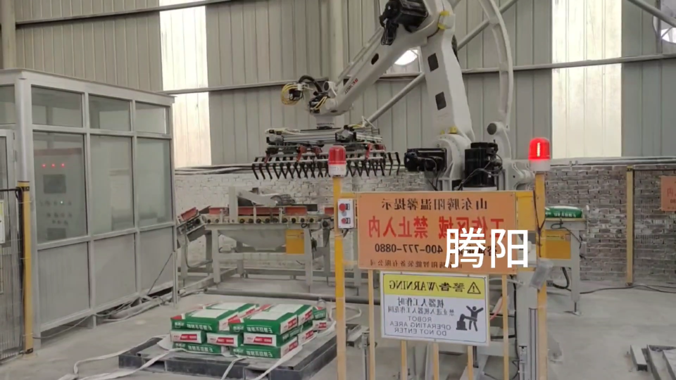 机械手袋装码垛#码垛机器人 #码垛机械手 #工业机器人 #工业自动化 