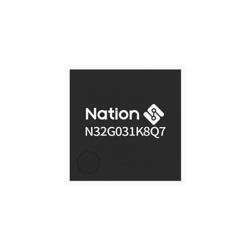 昂科燒錄器支持Nation國民技術的32位微控制器N32G031K8Q7