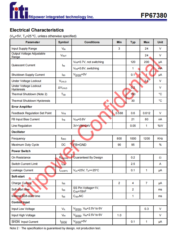 探索FP67380升壓DC/DC轉換器的卓越性能與應用領域