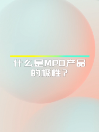 MPO,数据中心