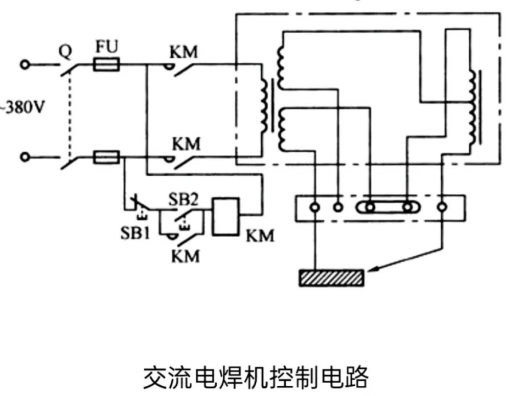 交流电焊机控制电路图分析