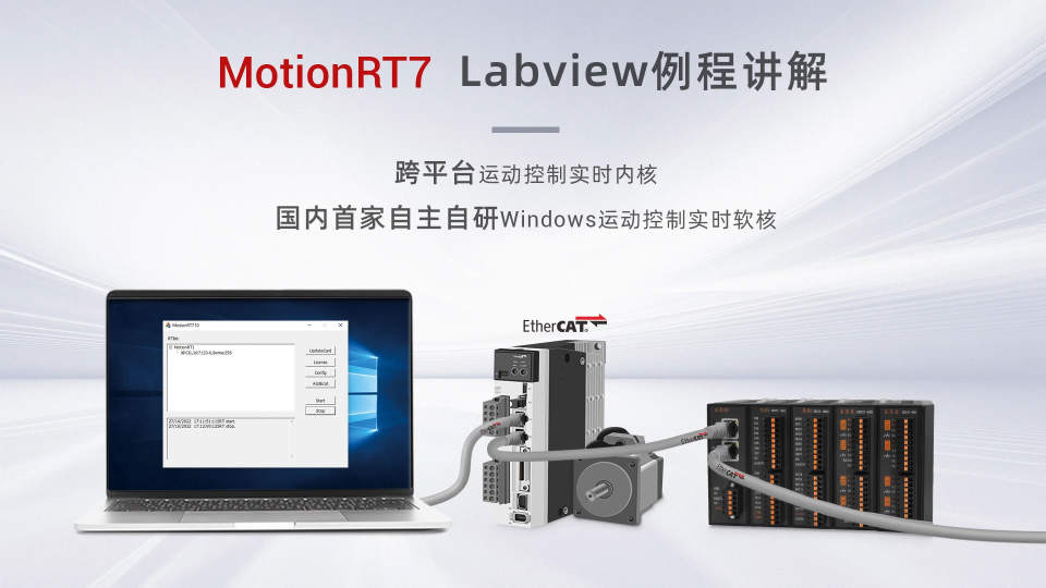 Windows实时运动控制软核：LOCAL高速接口测试之Labview# 正运动技术# 运动控制器# 运动控制