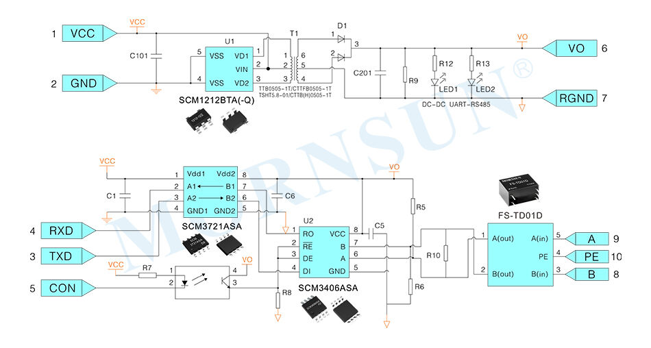 RS485收发器