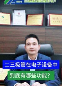 二三級管到底是什么？有什么作用？#二三極管 #整流 #薩瑞微#放大器

 