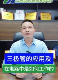 三極管的應用范圍到底有哪些呢？三極管原理到底是什么樣的呢？#三極管 #保護器件#薩瑞微#產品應用#半導體 