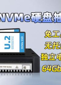 性能和體積做到極致的單盤位U.2 NVMe硬盤抽取盒#嵌入式開發 #嵌入式 #工控 