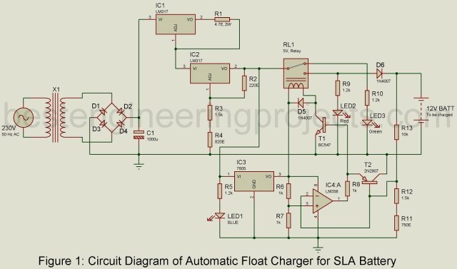 一种采用浮<b class='flag-5'>充电</b>原理的电池<b class='flag-5'>充电器</b>电路