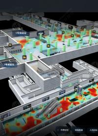 智慧地鐵站 3D 可視化，軌道機車數字孿生 #數字孿生 #智慧地鐵 #三維可視化 #軌道交通 