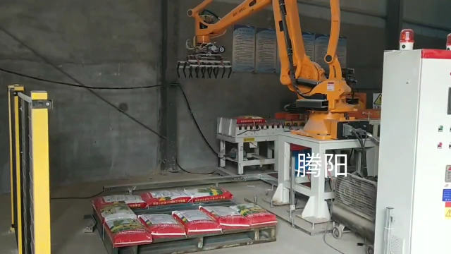 國產機械手袋裝碼垛#碼垛機器人 #碼垛機 #工業機器人 #自動化設備 
